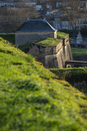 Blaye Citadel, UNESCO world heritage site in Gironde, Aquitaine, Franceの写真素材
