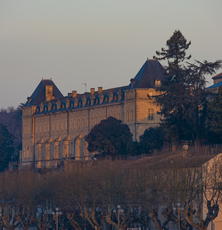 City of La Reole in the South of France, Gironde, Aquitaineの写真素材