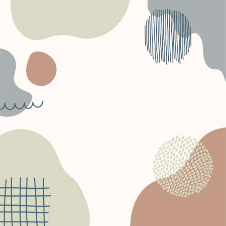 Trendy abstract many color background and vectorのイラスト素材