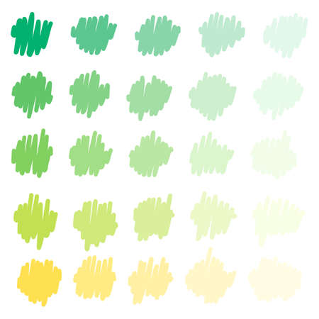Colorful and gradient spots simple art vectorのイラスト素材