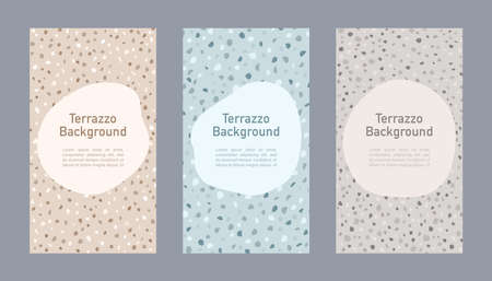 Modern terrazzo back ground abstract design vectorのイラスト素材