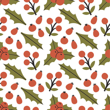 New year Seamless Pattern. Hand drawn pattern. New year texture for print, wrapping paper, design, fabric, decor, gift.のイラスト素材
