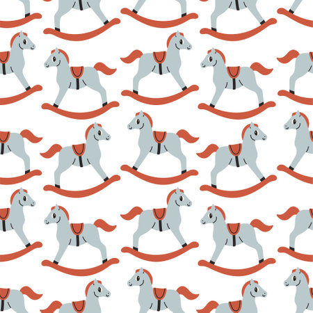 New year Seamless Pattern. Hand drawn pattern. New year texture for print, wrapping paper, design, fabric, decor, gift.のイラスト素材