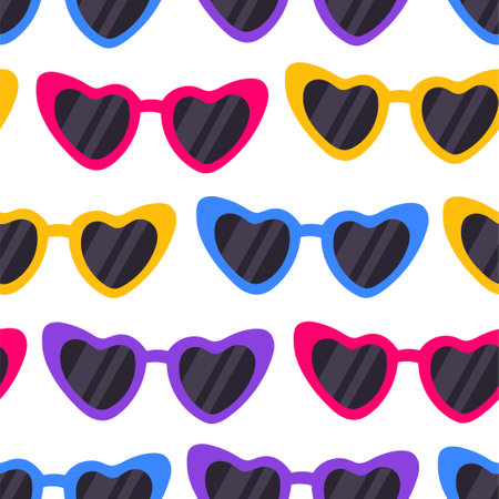 80s 90s seamless pattern in modern style flat, line style. Hand drawn vector illustration.のイラスト素材
