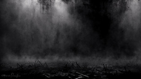 black and white grunge dusty texture background. ai-generatedの素材