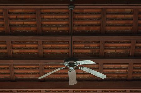 Brick Roof from Interiorの写真素材