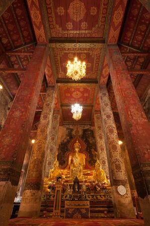 Buddha in Temple Chumponnikayaramのeditorial素材