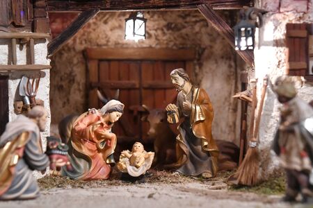 Christmas crib in Bad Ischl (Gmunden district, Upper Austria)
