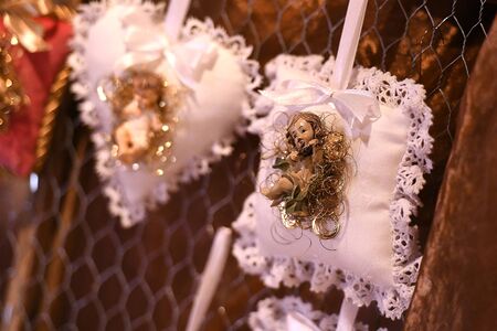 The Christmas market Schloesser Advent at Traunsee in Gmunden (Upper Austria, Austria) is one of the...
