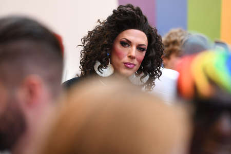 The CSD parade is a political demonstration and a colorful parade that takes place in Munich every year. It is committed to the equality of gays and lesbians. - The CSD parade is a political demonstration and a colorful parade that takes place annually inのeditorial素材