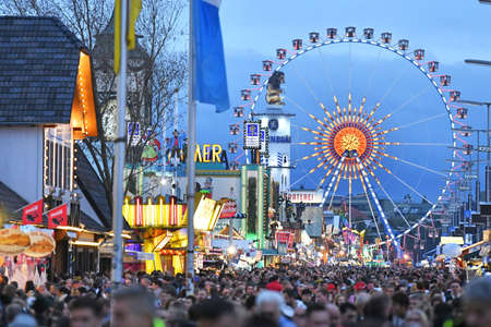 The Octoberfest in Munichのeditorial素材