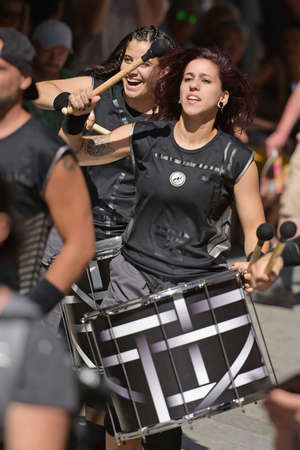 The Linz pavement spectacle is one of the most important and diverse street art festivals in Europe.のeditorial素材