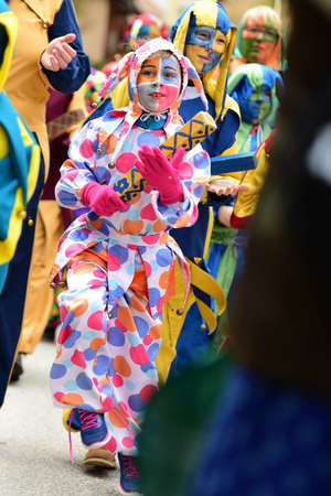 Carnival in the Salzkammergut - there is still a good party here (Gmunden district, Upper Austria, Austria)のeditorial素材