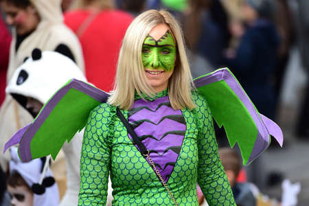 Carnival in the Salzkammergut - there is still a good party here (Gmunden district, Upper Austria, Austria)のeditorial素材