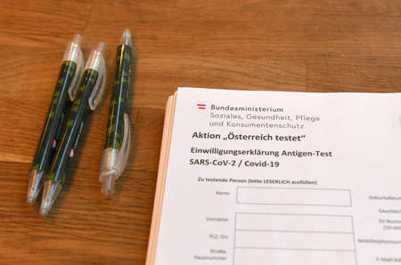 Corona antigen test in Austria (Europe)