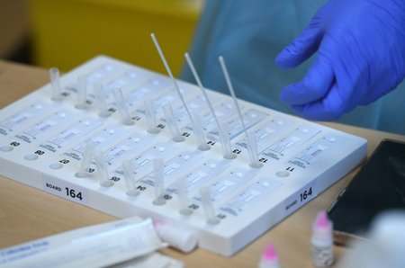 Corona antigen test in Austria (Europe) - Corona antigen test in Austria (Europe)のeditorial素材