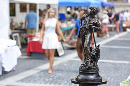 Rarity Market in Bad Ischl, Salzkammergut, Austria, Europeの写真素材