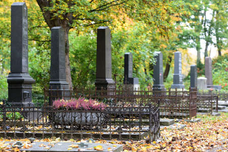 Impression from the Central Cemetery in Vienna, Austria, Europeの写真素材