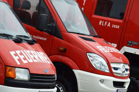 Fire brigade vehicles in the Salzkammergut (Upper Austria)