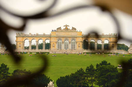 SchÃ¶nbrunn Palace and Palace Park Vienna, Austria, Europeのeditorial素材