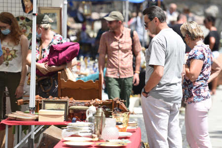 Rarity Market in Bad Ischl, Salzkammergut, Austria, Europeのeditorial素材