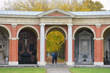 Impression from the Central Cemetery in Vienna, Austria, Europeのeditorial素材
