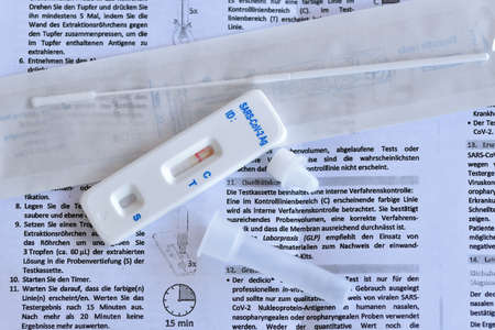 Corona test kit for antigen testing in Austria, Europe