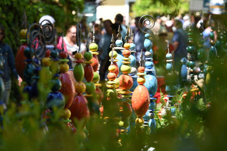 Garden exhibition "Gartenlust" in Bernau Castle, Fischlham, Wels-Land District, Upper Austria, Austria, Europeのeditorial素材