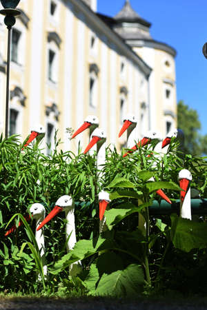 Garden exhibition "Gartenlust" in Bernau Castle, Fischlham, Wels-Land District, Upper Austria, Austria, Europeのeditorial素材