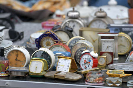 A large weekly flea market in Vienna, Austria, Europeのeditorial素材