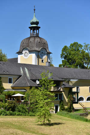 Bernau Castle in Fischlham, Wels-Land District, Upper Austria, Austria, Europe