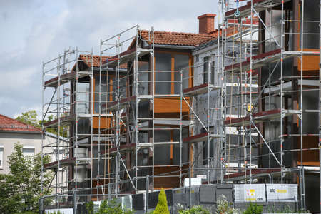 Thermal renovation of a residential building in Austria, Europeのeditorial素材