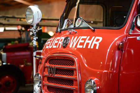 Vintage car at an exhibition in Salzburg (Austria)
