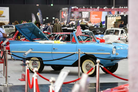 Vintage car at an exhibition in Salzburg (Austria)のeditorial素材