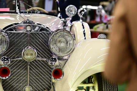 Vintage car at an exhibition in Salzburg (Austria)のeditorial素材