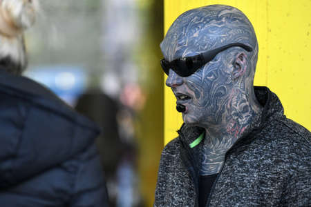 Wildstyle & Tattoo Fair in Linz, Austria, Europeのeditorial素材