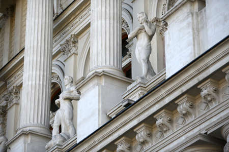 Palace of Justice on Schmerlingplatz in Vienna, with Supreme Court (OGH), Austria, Europeのeditorial素材