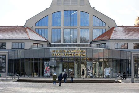 Traffic Center of the Deutsches Museum in Munich, Bavaria, Germanyのeditorial素材