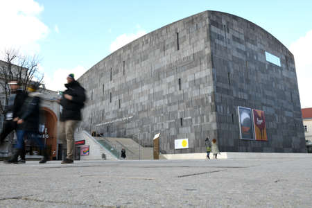 The Mumok (Museum of Modern Art Ludwig Foundation) in Museumsquartier MQ in Vienna, Austria, Europe...