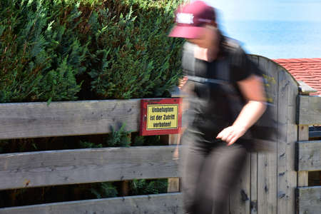 Private property on Lake Traunsee - entering prohibited