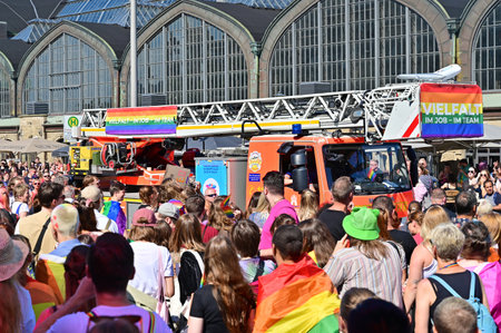 The CSD parade in Hamburg is a political demonstration and colorful parade that takes place every...