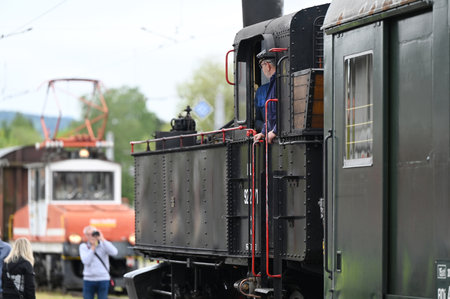 Historic steam locomotive of the Mariazeller Railway at the â€œ120 Years of the...