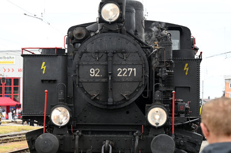 Historic steam locomotive of the Mariazeller Railway at the â€œ120 Years of the...