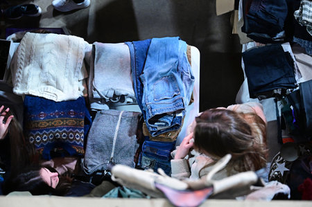The night flea market (Midnightbazar) in Munich has a wide range of goods and all kinds of used...