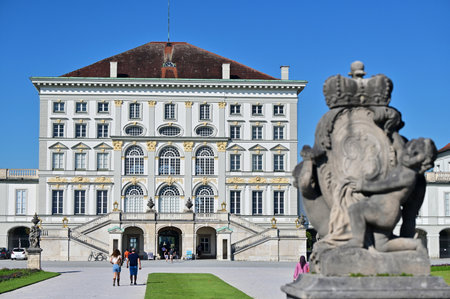 Nymphenburg Palace in the Bavarian capital Munich was the summer residence of the Electors and Kings of Bavaria from the House of Wittelsbach from 1715 to 1918.のeditorial素材