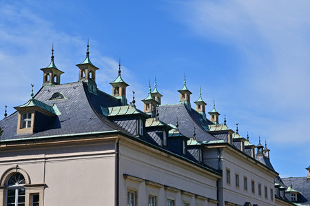 Pillnitz Palace and Park in Dresden, Free State of Saxonyのeditorial素材