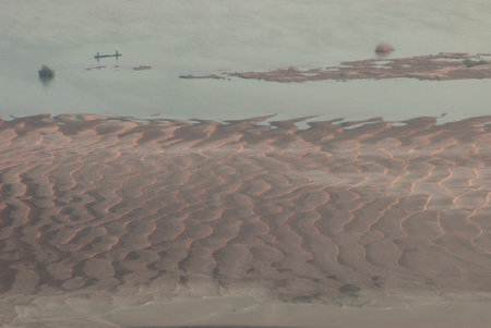 Sand dunes on the Mekong River
