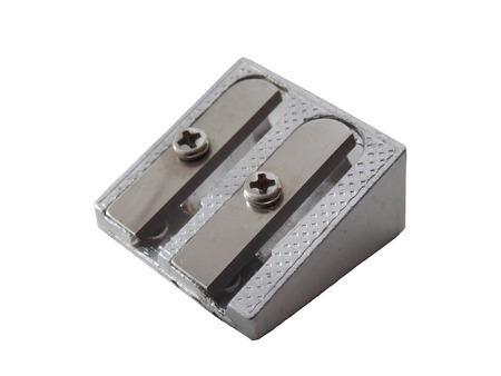 Siver Pencil Sharpnerの写真素材