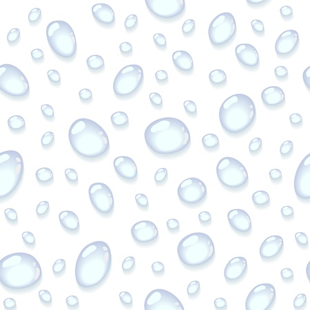 Seamless background with water drops. Vector illustration.のイラスト素材