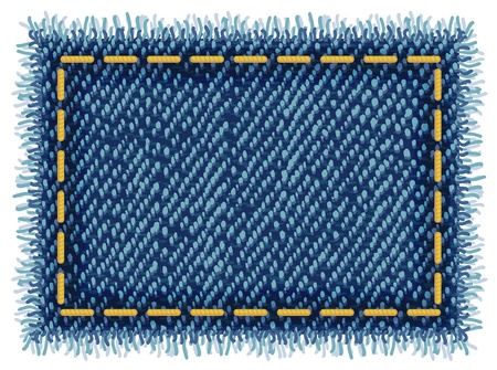 Jeans tag. Vector illustration.のイラスト素材